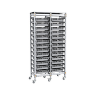 Стеллаж мобильный 2-х секционный для учебных наборов и цифровых лабораторных комплексов SenseDisc - «globural.ru» - Донецк