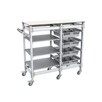 Тележка 2-х секционная для учебных наборов и цифровых лабораторных комплексов SenseDisc - «globural.ru» - Донецк