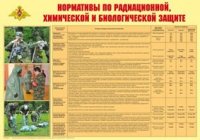 Плакат "Нормативы по радиационной, химической и биологической защите" - «globural.ru» - Донецк