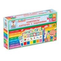 Развивающий тренажёр "Разноцветные окошки" 3-5 лет. Дополнительный набор карточек к базовому комплекту - «globural.ru» - Донецк