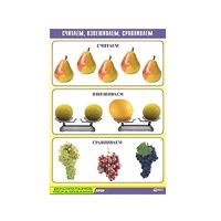 Таблица демонстрационная "Считаем, взвешиваем, сравниваем" (винил 70x100) - «globural.ru» - Донецк