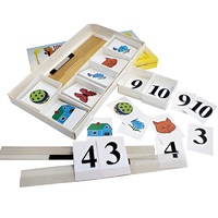 Счетная лесенка (ламинированная, с магнит. креплением) - «globural.ru» - Донецк