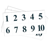 Набор цифр от 1 до 10 (для начальной школы) - «globural.ru» - Донецк