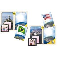 Настольно-печатная игра "Флаги стран мира 2. Азия, Африка, Австралия, Америка" - «globural.ru» - Донецк