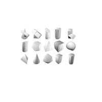 Комплект гипсовых моделей геометрических тел  - «globural.ru» - Донецк