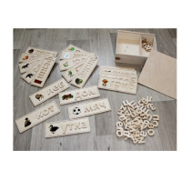 Слова-вкладыши и деревянный алфавит - «globural.ru» - Донецк