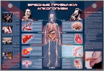 Электрифицированный стенд "Вредные привычки: алкоголизм" - «globural.ru» - Донецк