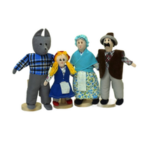 Набор шагающих кукол к сказке "Красная Шапочка" - «globural.ru» - Донецк