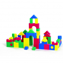 Блоки геометрические мягкие. Набор для класса. - «globural.ru» - Донецк