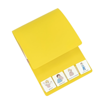 Коммуникативная книга с карточками PECS/ПЭКС (Маленькая, цвет желтый) - «globural.ru» - Донецк