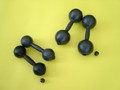 Гантели пластмассовые 0.8 кг с наполнителем - «globural.ru» - Донецк
