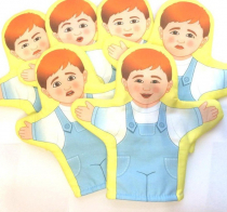 Набор кукол - рукавичек "Эмоции. Мальчики" - «globural.ru» - Донецк