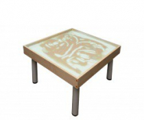 Столик на ножках для рисования песком Радуга. Подсветка белая - «globural.ru» - Донецк